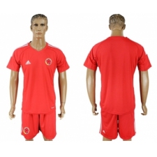 Colombia Blank Red Goalkeeper Soccer Country Jersey