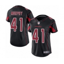 Women's Arizona Cardinals #41 Byron Murphy Limited Black Rush Vapor Untouchable Football Jersey