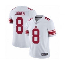 Men's New York Giants #8 Daniel Jones White Vapor Untouchable Limited Player Football Jersey