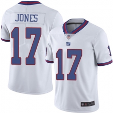 Nike New York Giants #17 Daniel Jones White Men's Stitched NFL Limited Rush Jersey
