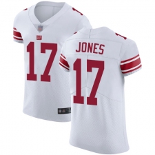 Nike New York Giants #17 Daniel Jones White Men's Stitched NFL Vapor Untouchable Elite Jersey