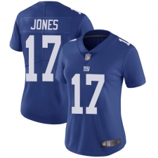 Women's Nike New York Giants #17 Daniel Jones Royal Blue Team Color Stitched NFL Vapor Untouchable Limited Jersey