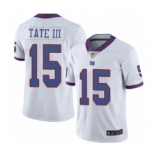 Men's New York Giants #15 Golden Tate III Limited White Rush Vapor Untouchable Football Jersey
