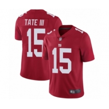 Youth New York Giants #15 Golden Tate III Red Alternate Vapor Untouchable Limited Player Football Jersey