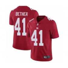 Youth New York Giants #41 Antoine Bethea Red Alternate Vapor Untouchable Limited Player Football Jersey