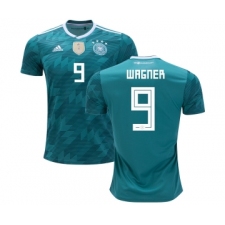 Germany #9 Wagner Away Soccer Country Jersey