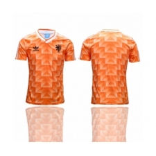 Holland Blank Orange Throwback Soccer Country Jersey