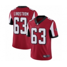 Youth Atlanta Falcons #63 Chris Lindstrom Red Team Color Vapor Untouchable Limited Player Football Jersey