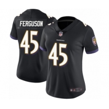 Women's Baltimore Ravens #45 Jaylon Ferguson Black Alternate Vapor Untouchable Limited Player Football Jersey