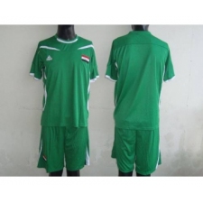 Iraq Blank Green 2011 2012 Soccer Country Jersey