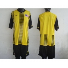 Malaysia Blank Yellow 2011 2012 Home Soccer Country Jersey