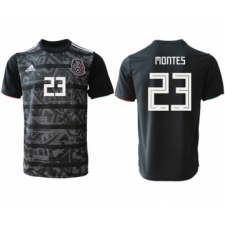 Mexico #23 Montes Black Soccer Country Jersey