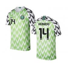 Nigeria #14 IHEANACHO Home Soccer Country Jersey