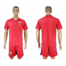Norway Blank Home Soccer Country Jersey