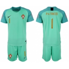 Portugal #1 Patricio Green Goalkeeper Soccer Country Jersey