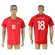 Portugal #18 Rafael Home Soccer Country Jersey