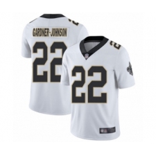 Men's New Orleans Saints #22 Chauncey Gardner-Johnson White Vapor Untouchable Limited Player Football Jersey