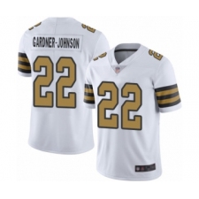 Youth New Orleans Saints #22 Chauncey Gardner-Johnson Limited White Rush Vapor Untouchable Football Jersey