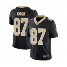 Youth New Orleans Saints #87 Jared Cook Black Team Color Vapor Untouchable Limited Player Football Jersey