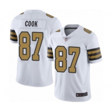 Youth New Orleans Saints #87 Jared Cook Limited White Rush Vapor Untouchable Football Jersey