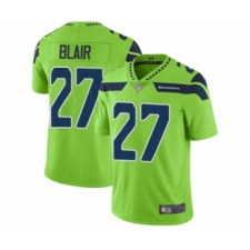 Men's Seattle Seahawks #27 Marquise Blair Elite Green Rush Vapor Untouchable Football Jersey