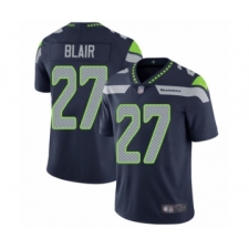 Men's Seattle Seahawks #27 Marquise Blair Navy Blue Team Color Vapor Untouchable Limited Player Football Jersey