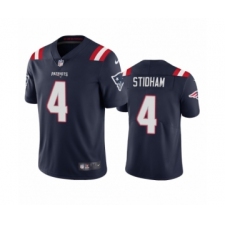 New England Patriots #4 Jarrett Stidham Navy 2020 Vapor Limited Jersey
