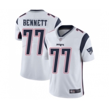 Men's New England Patriots #77 Michael Bennett White Vapor Untouchable Limited Player Football Jersey