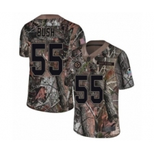 Men's Pittsburgh Steelers #55 Devin Bush Camo Rush Realtree Limited Football Jersey