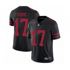 Men's San Francisco 49ers #17 Jalen Hurd Black Vapor Untouchable Limited Player Football Jersey