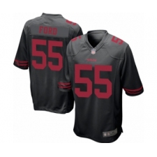 Men's San Francisco 49ers #55 Dee Ford Game Black Football Jersey