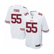 Men's San Francisco 49ers #55 Dee Ford Game White Football Jersey