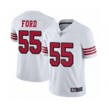 Men's San Francisco 49ers #55 Dee Ford Limited White Rush Vapor Untouchable Football Jersey