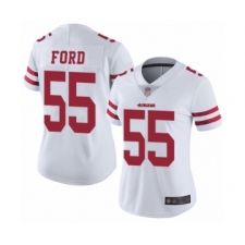 Women's San Francisco 49ers #55 Dee Ford White Vapor Untouchable Limited Player Football Jersey