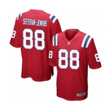 Men's New England Patriots #88 Austin Seferian-Jenkins Game Red Alternate Football Jersey