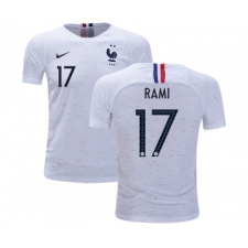 France #17 Rami Away Kid Soccer Country Jersey