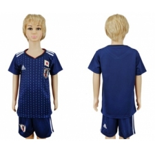 Japan Blank Home Kid Soccer Country Jersey