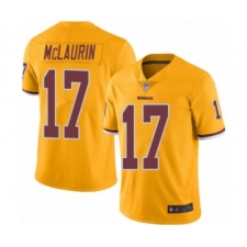 Youth Washington Redskins #17 Terry McLaurin Limited Gold Rush Vapor Untouchable Football Jersey