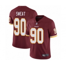 Youth Washington Redskins #90 Montez Sweat Burgundy Red Team Color Vapor Untouchable Limited Player Football Jersey
