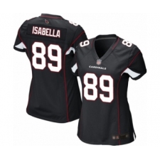 Women's Arizona Cardinals #89 Andy Isabella Game Black Alternate Football Jersey