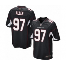 Men's Arizona Cardinals #97 Zach Allen Game Black Alternate Football Jersey