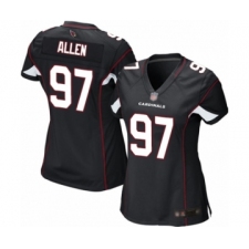 Women's Arizona Cardinals #97 Zach Allen Game Black Alternate Football Jersey