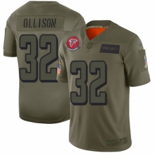 Women's Atlanta Falcons #32 Qadree Ollison Limited Camo 2019 Salute to Service Football Jersey