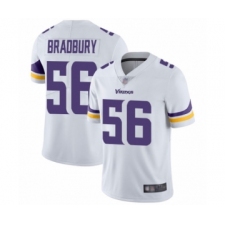Youth Minnesota Vikings #56 Garrett Bradbury White Vapor Untouchable Limited Player Football Jersey