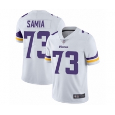 Men's Minnesota Vikings #73 Dru Samia White Vapor Untouchable Limited Player Football Jersey