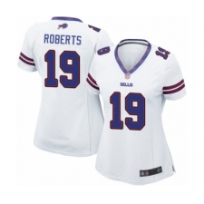 Women's Buffalo Bills #19 Andre Roberts Game White Football Jersey