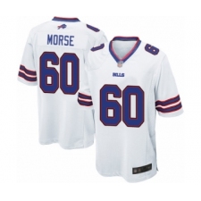 Men's Buffalo Bills #60 Mitch Morse Game White Football Jersey