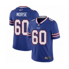 Men's Buffalo Bills #60 Mitch Morse Royal Blue Team Color Vapor Untouchable Limited Player Football Jersey