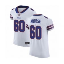 Men's Buffalo Bills #60 Mitch Morse White Vapor Untouchable Elite Player Football Jersey