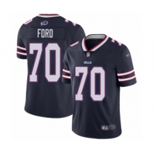 Men's Buffalo Bills #70 Cody Ford Limited Navy Blue Inverted Legend Football Jersey